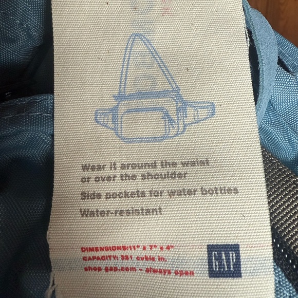 GAP Blue Belt Bags Sporty Casual Design - Picture 11 of 13
